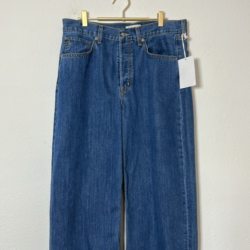 Etica Blue Stanton Relaxed Wide Leg Fistral Denim Jeans Sz. 30 NWT! - Picture 5 of 12